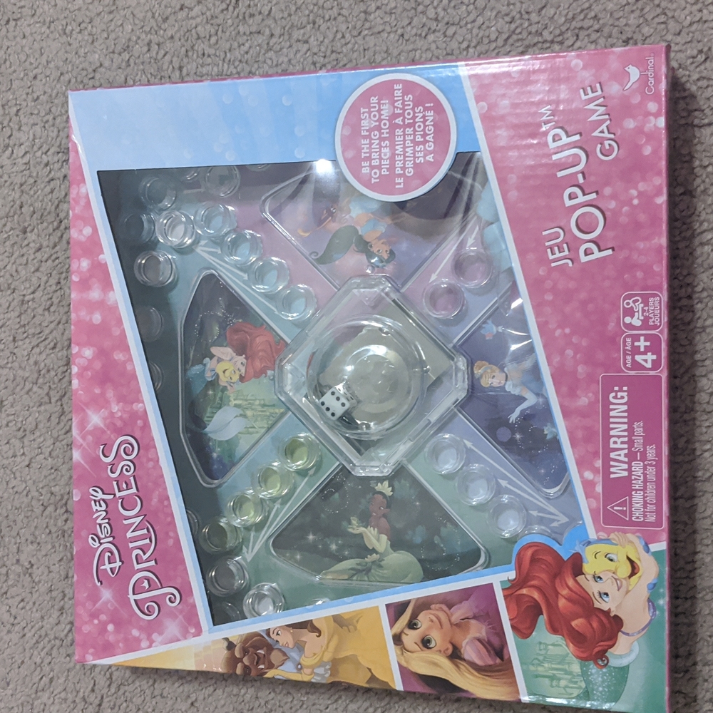 Disney Princess Pop Up Game NEW IN BOX